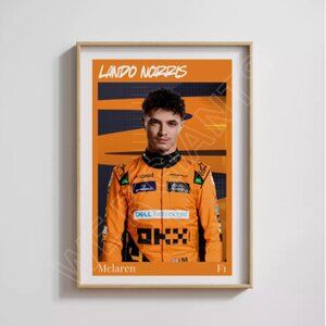 F1 COLLECTION- McLaren LANDO NORRIS Art Print 11x17
